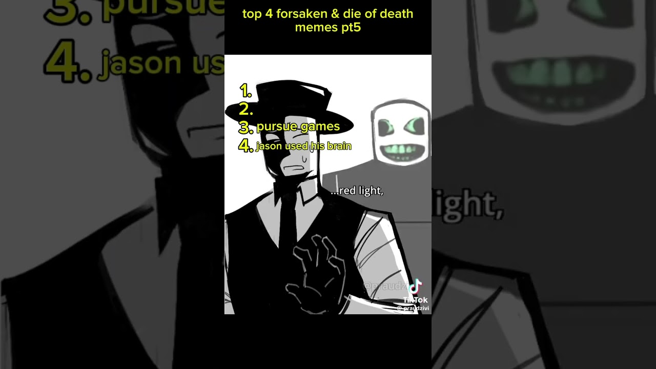 top 4 forsaken and die of death memes pt5 #roblox #forsaken #dieofdeath