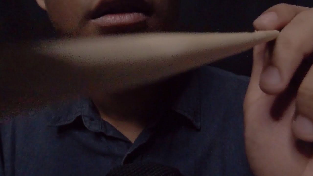 ASMR Chopstick Trigger (Scratching Mic and Touching Your Face)