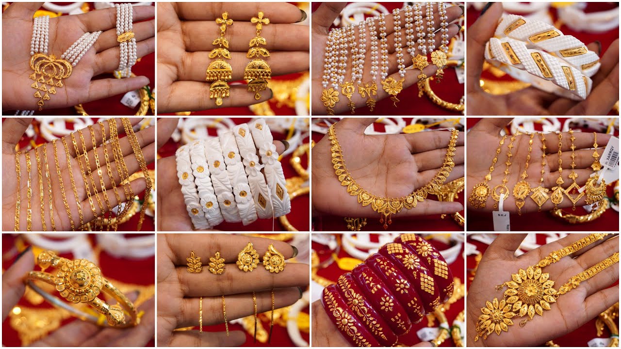 DHANTERAS DHAMAKA 🔥 Matro 1 Gram theke Halka Necklace/Bala/Sakha/Pola/Top Earrings/Kanbala/Chain 19