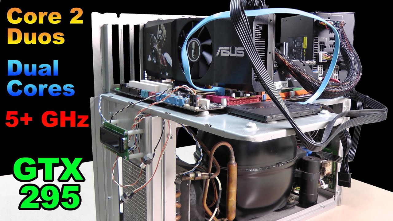 Intel Core 2 Duo + Dual Core overclocking by Prometeia Mach 2 GT + ASUS GTX 295 - RETRO Hardware