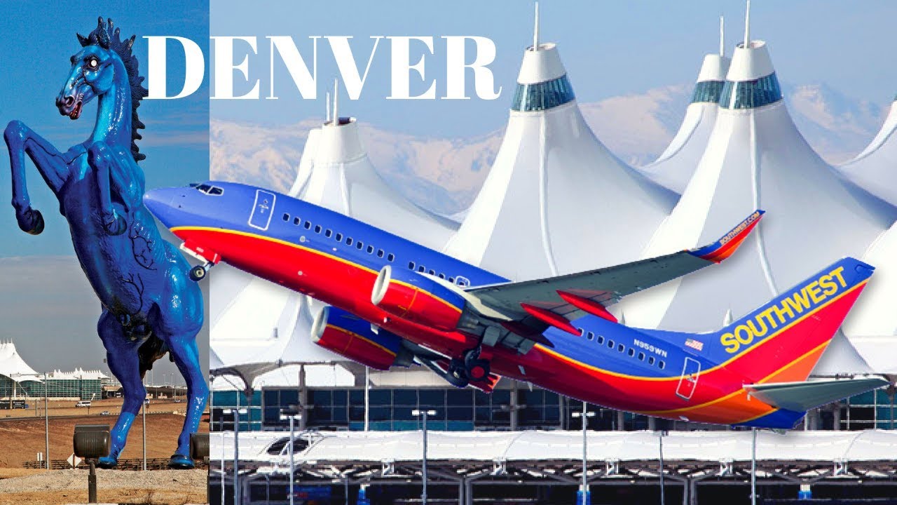 Lo que NO SABES del aeropuerto internacional de DENVER 👽| Experiencia de VUELO con SOUTHWEST ✈️🇺🇸