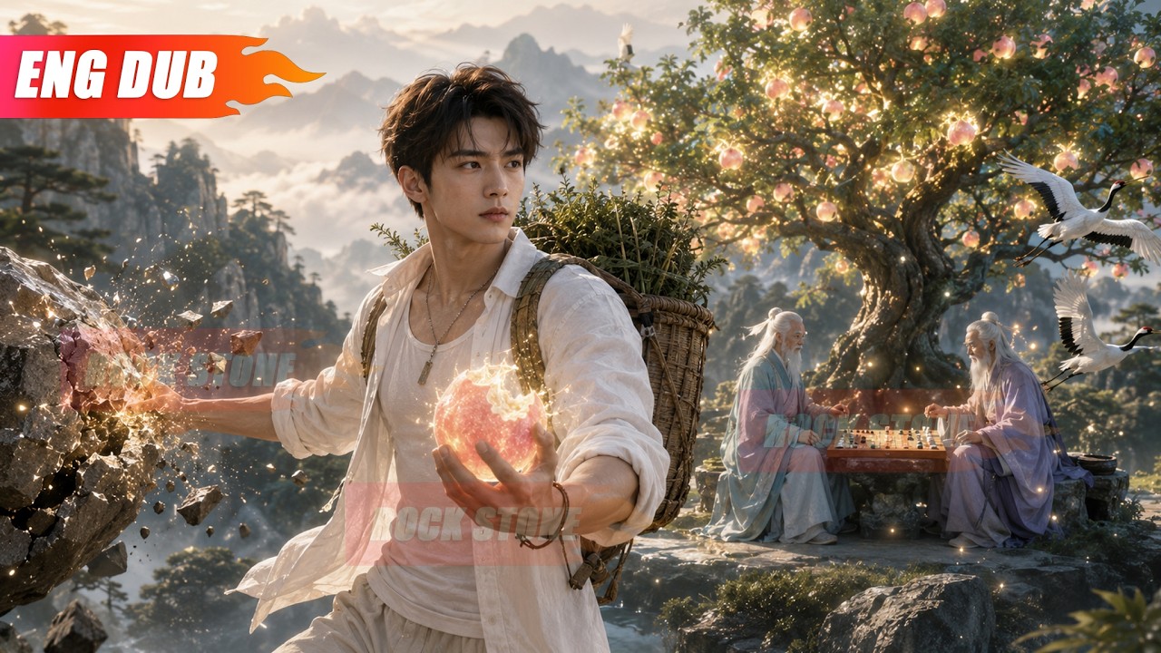 Old man eats magic peach, regains youth, gains godlike power, and punches a 300kg boulder to dust!