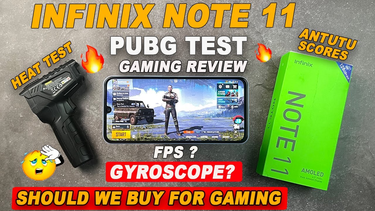 Infinix Note 11 Pubg Test | Gaming Review | Heat Test | Antutu benchmark Score | Price in Pakistan