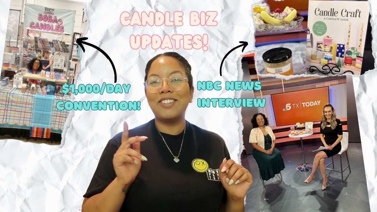 Candle Biz Catchup | NBC TV Interview, $1,000/day convention, Learning Daytrading