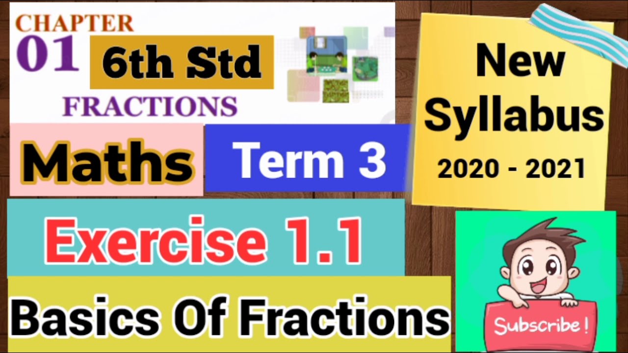 6th Std - Maths | Term 3 - Fractions | Basics of Fractions