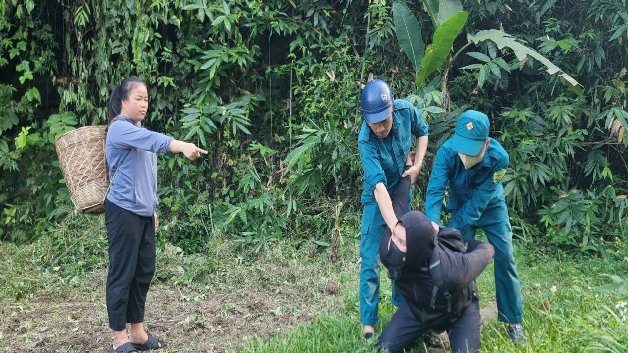 Brave single mother and police chase down violent thugs
