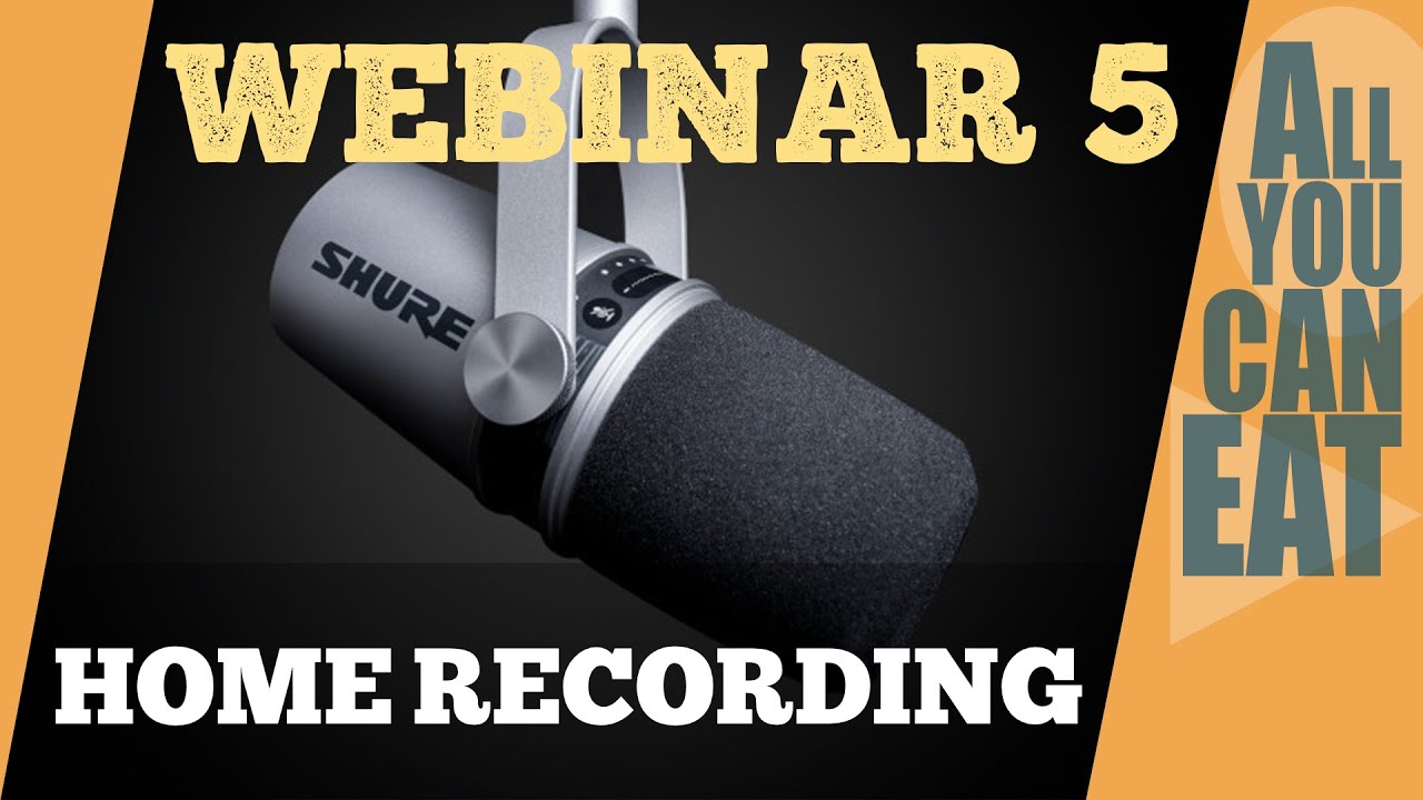 WIE GEHT HOMERECORDING ? | Mitschnitt Webinar No5 mit Daniel Barke