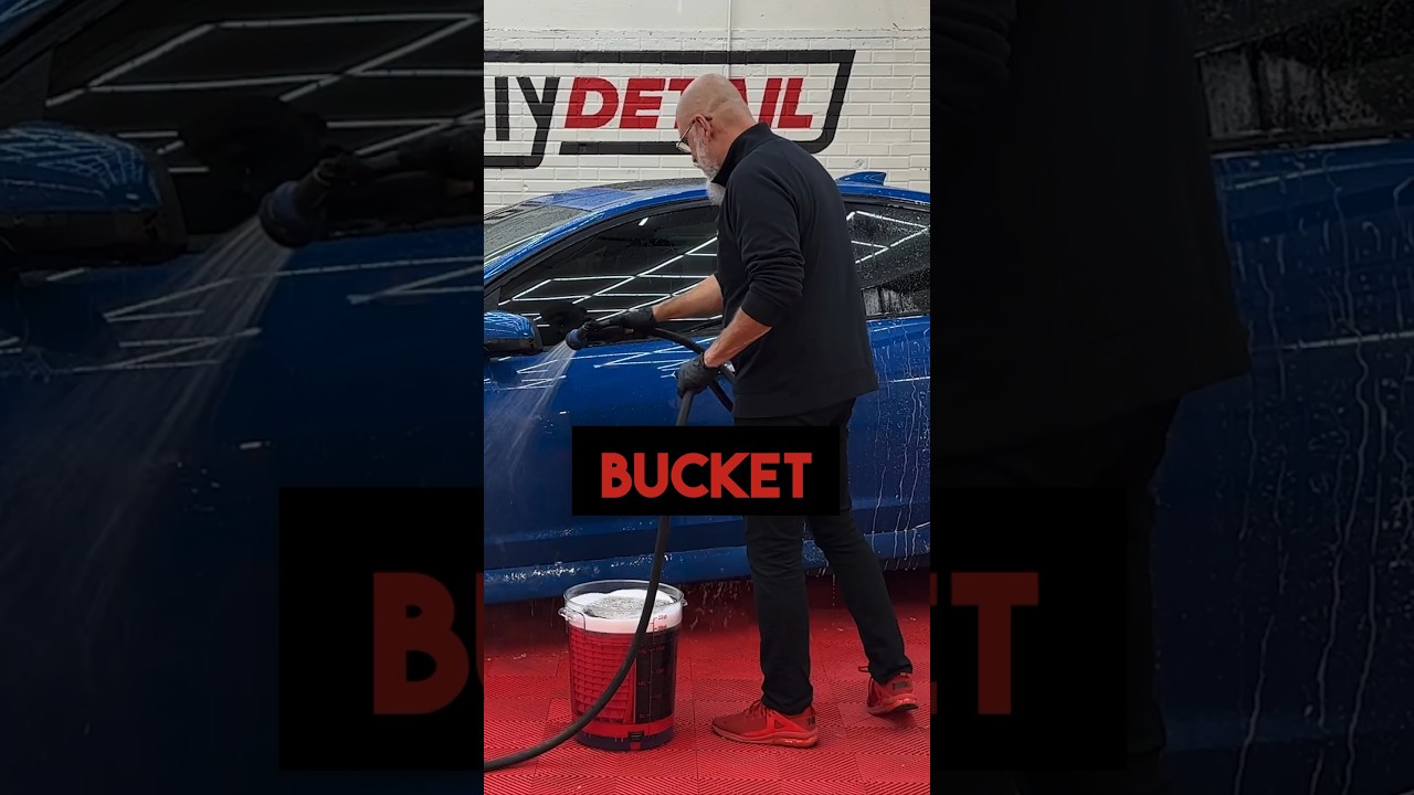 2 bucket method? Nope, we use the 2 foam method