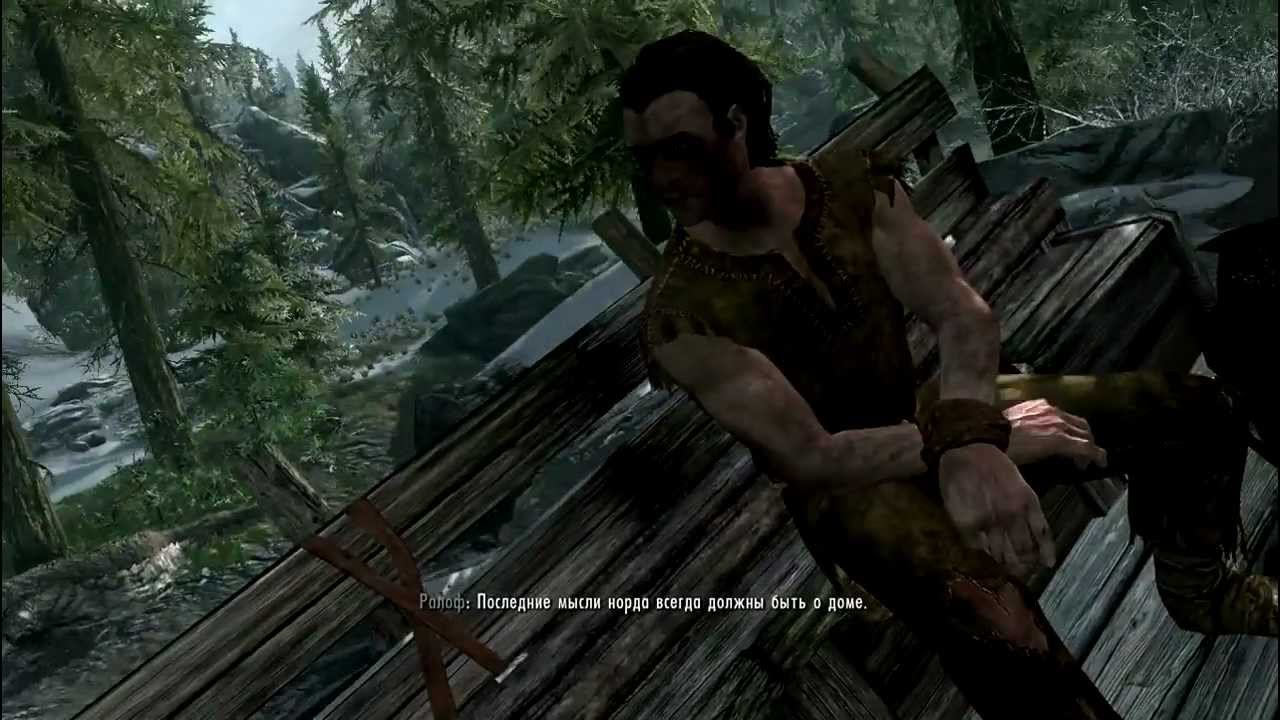The Elder Scrolls 5 Skyrim.Серия 1 На свободу!!!!