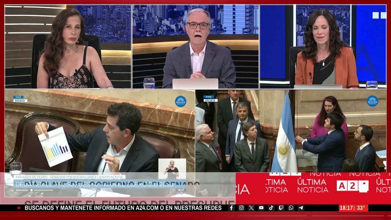 🔴 PRESUPUESTO: SENADO CALIENTE