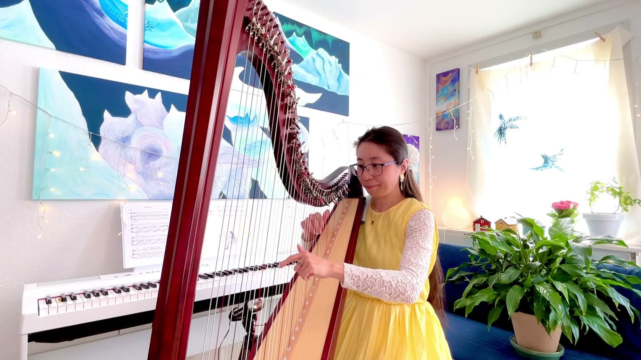 Ballade pour Adeline, Richard Clayderman - Lever Harp Cover - Season 4: 103 / Salvi Hermes