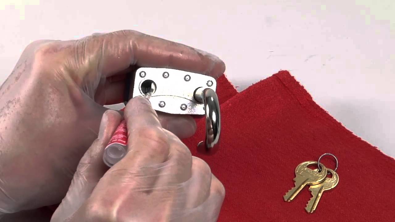 Master Lock Padlock Maintenance Video