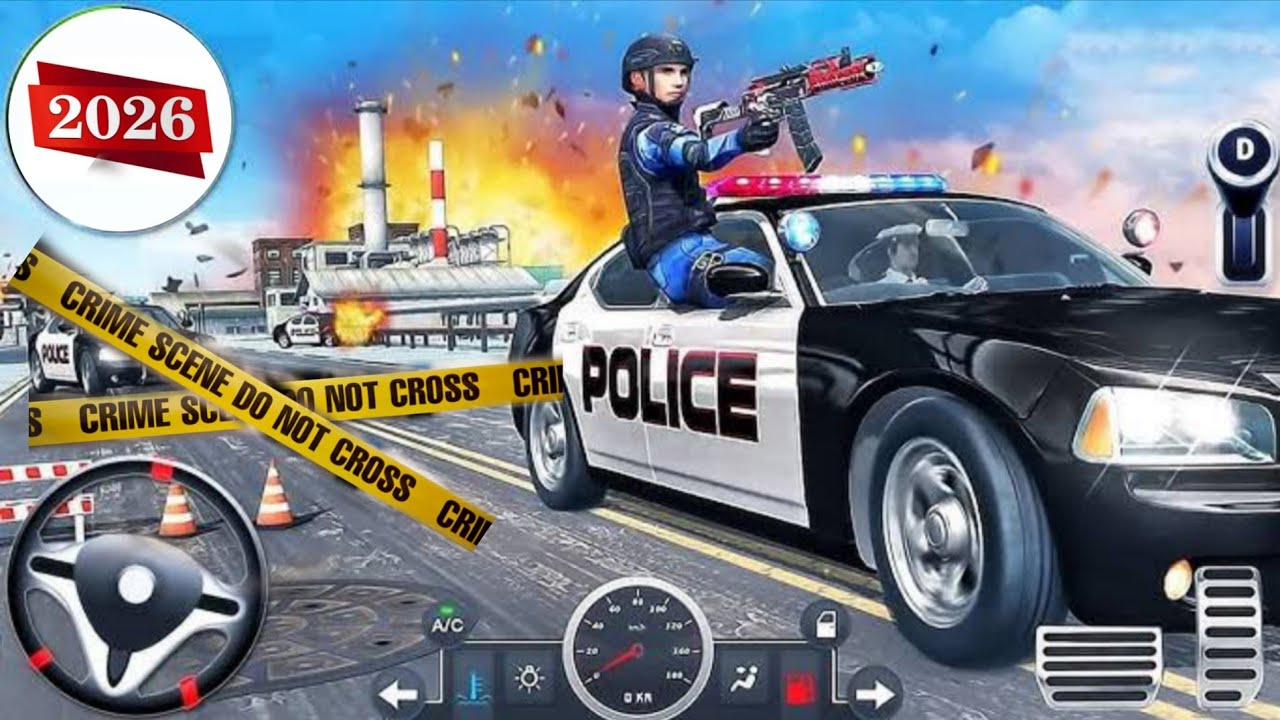 police car chase cop simulator 🚦🚥 Crime scene don't cross ❌❌❌ #policecarchasecopsimulatorlive 