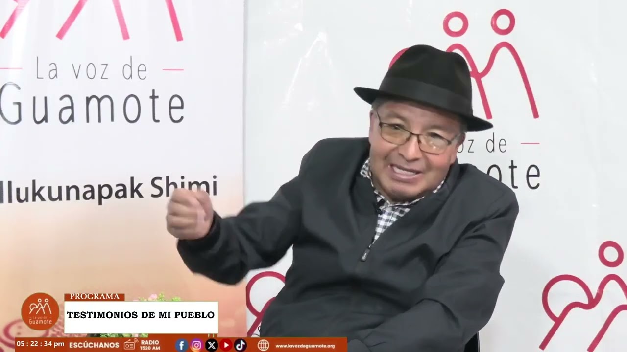 𝐓𝐞𝐬𝐭𝐢𝐦𝐨𝐧𝐢𝐨𝐬 𝐝𝐞 𝐦𝐢 𝐏𝐮𝐞𝐛𝐥𝐨 nos acompaña Bolivar Yantalema Ilustre Cebadeño