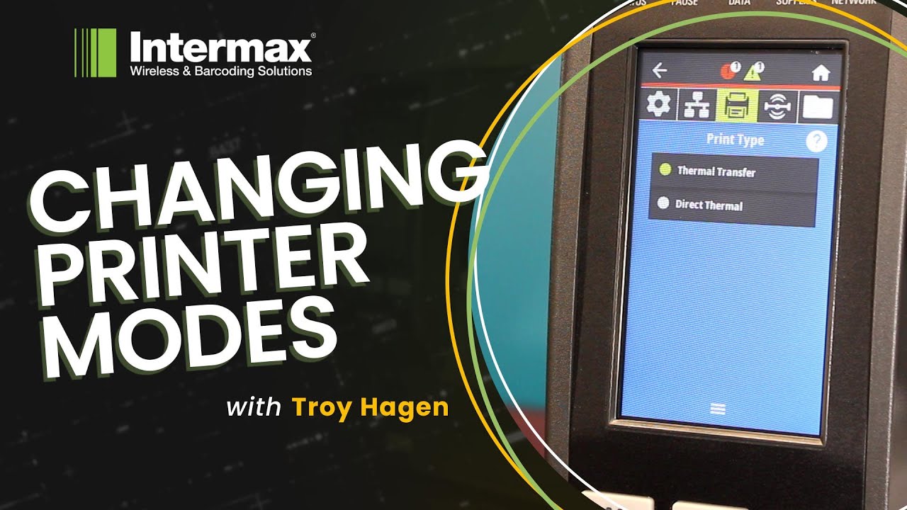 Barcode Printer Modes: Thermal Direct to Thermal Transfer (ft. Zebra ZT411) | Intermax