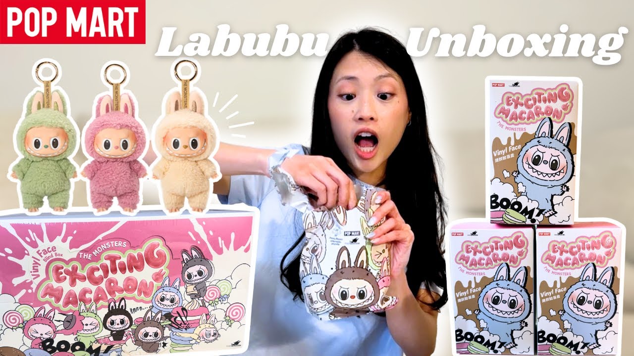Что случилось с качеством Labubu? (Увлекательная распаковка макарон)