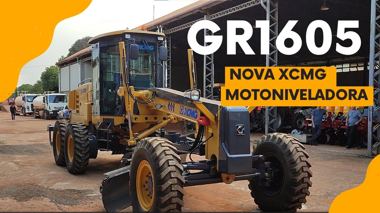 NOVA MOTONIVELADORA XCMG - GR1605