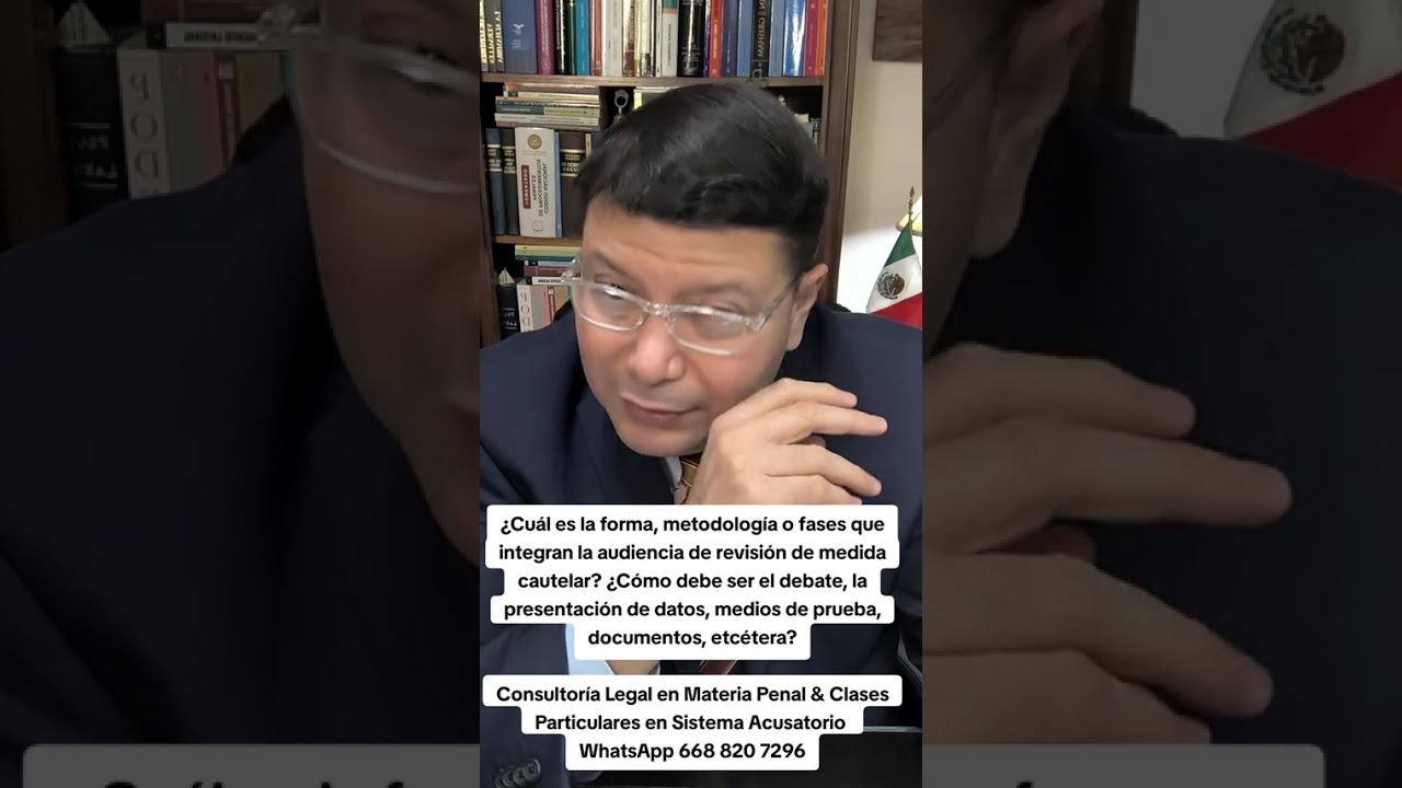 ¿Cuál es la forma correcta y las fases la audiencia de revisión de medida cautelar?