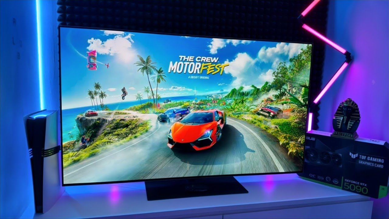 PS5 PRO + LG OLED G5  The Crew™ Motorfest
