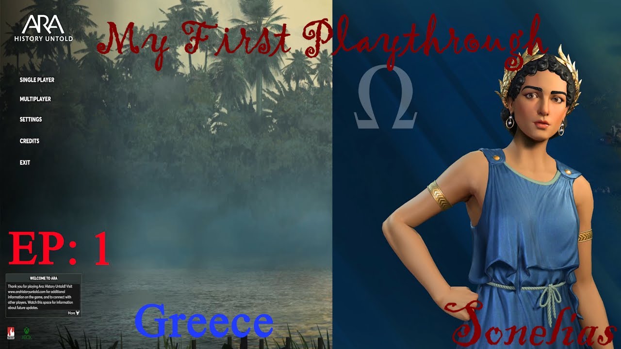ARA History Untold - My very first playthrough - Greece - 01 - First steps