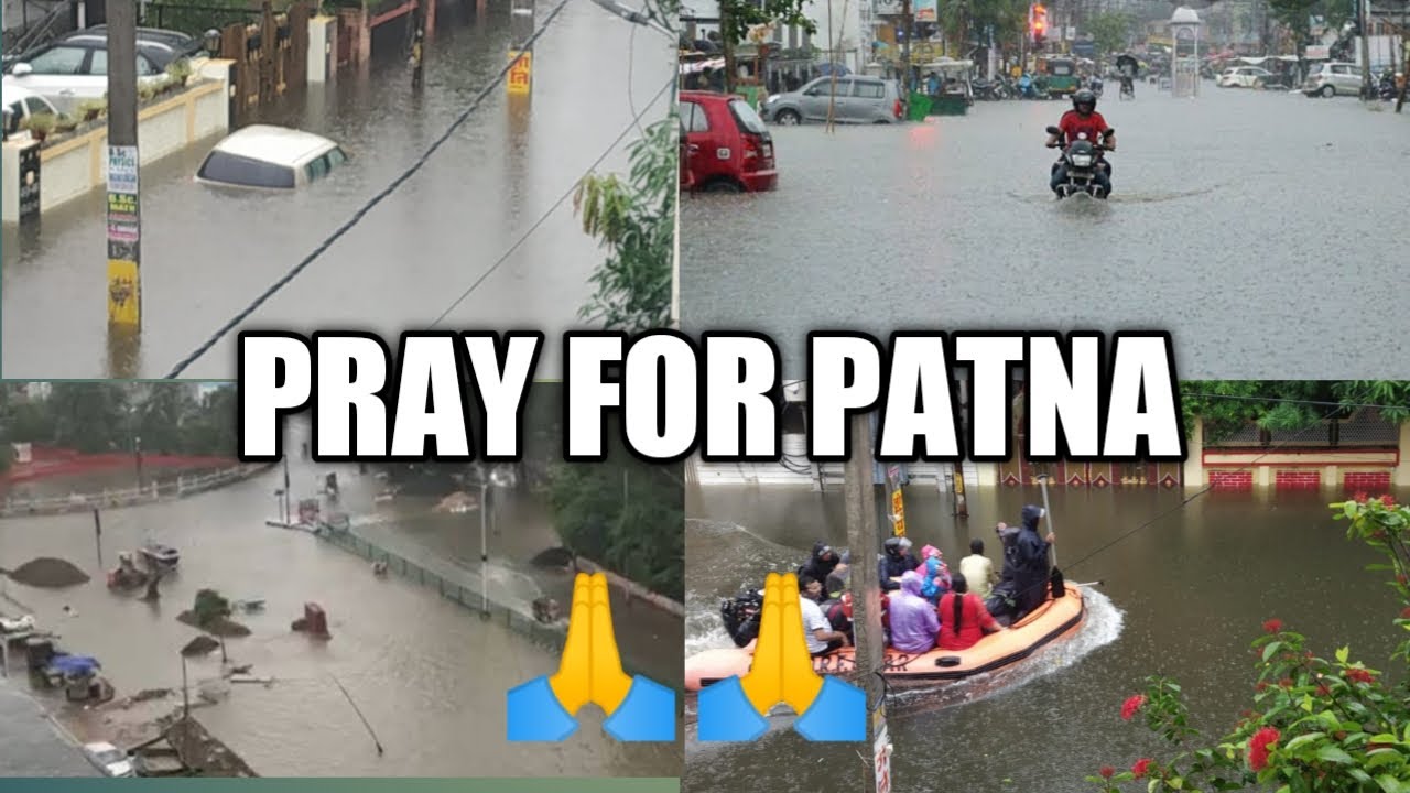 Patna Rains News | Flood like situation in Patna | Live video and photos from Patna