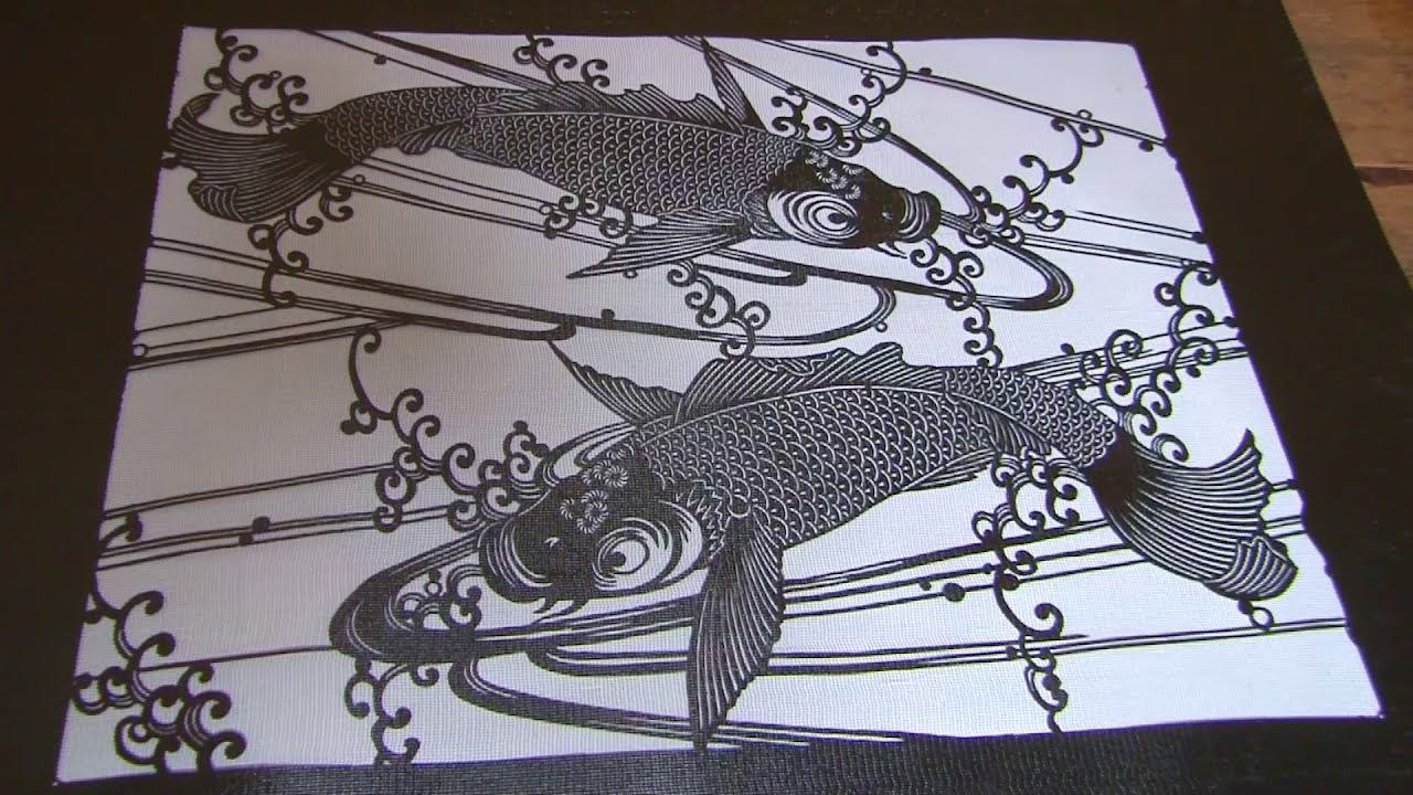 江戸型紙（EDO Paper stencils）