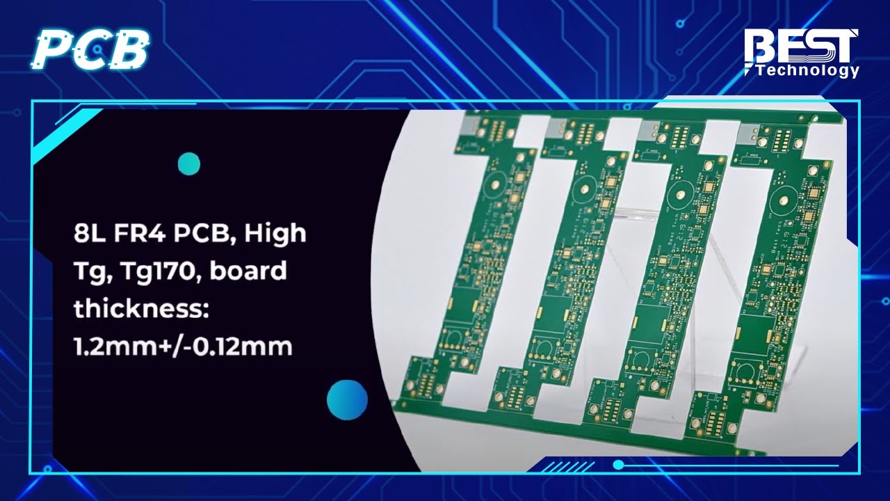8L High Tg PCB with Blind& Buried vias
