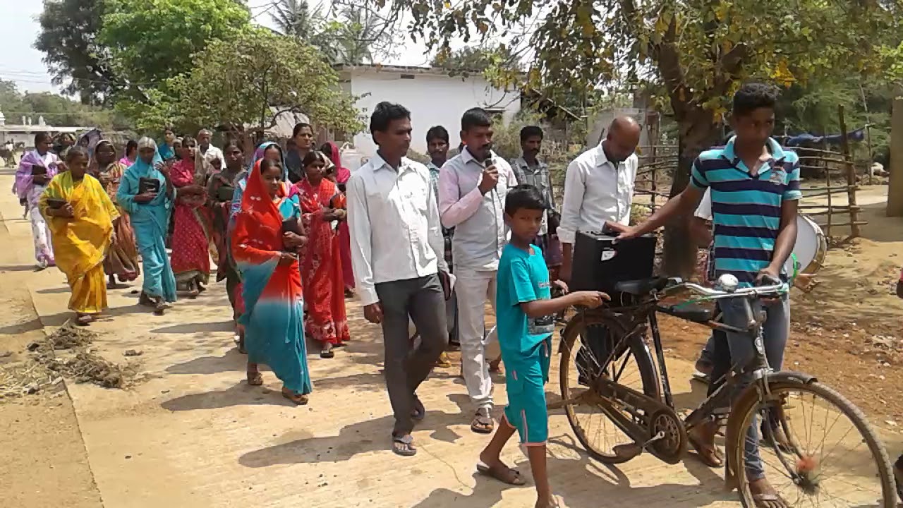 Gospel outreach in Muchavaram village 
