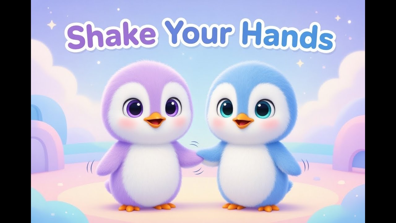 Shake Your Hands 🤲 | Gentle Action Song for Toddlers | Piku Poku