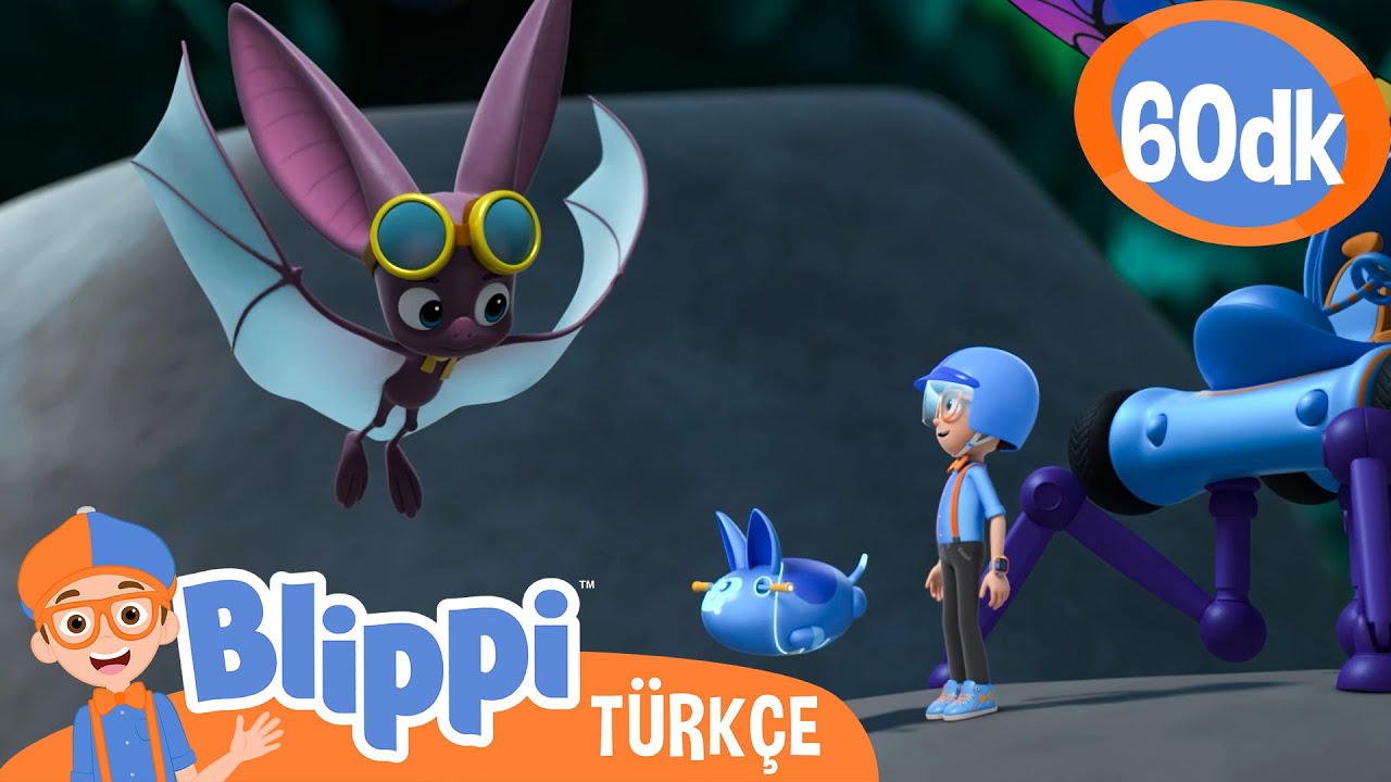 Yarasalar 🦇 | BLIPPI WONDERS | Çocuk Çizgi Filmleri | Moonbug Kids Türkçe