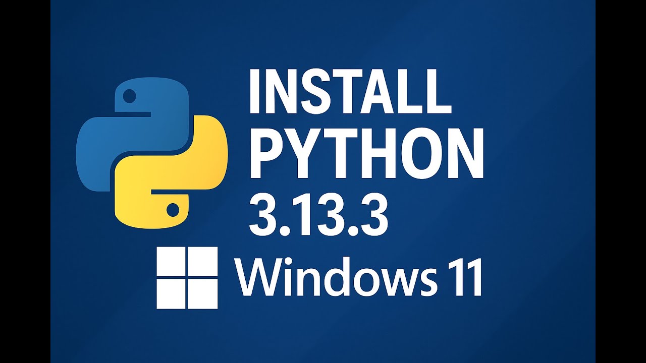 How to install Python 3 .13.3 on Windows 11 !! Latest Update 2025 !!