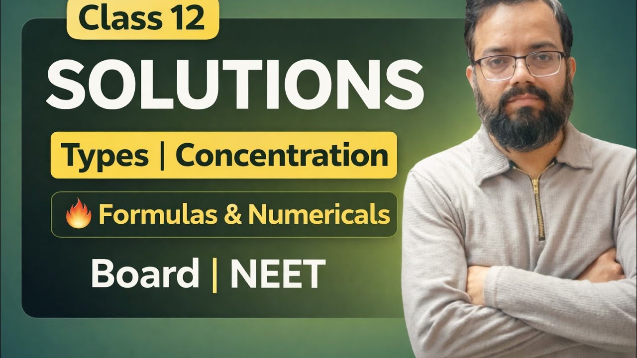 Solutions  #BOARDS #NEET # JEE