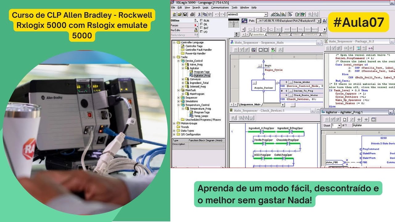 Criando interface no Factory Talk View