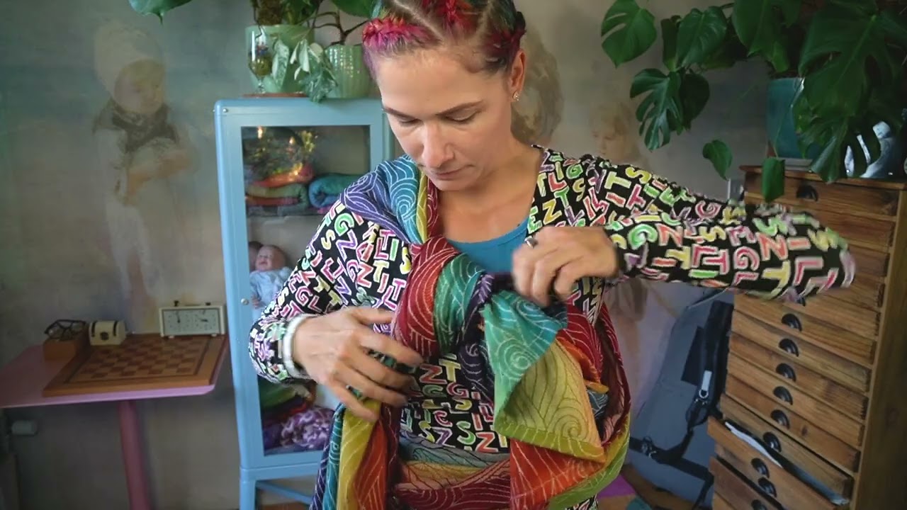 Front Torso Sling Carry with a sliding knot