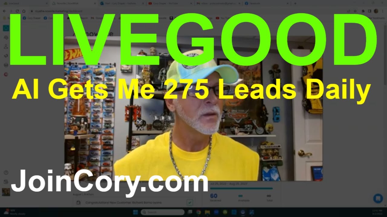 LIVEGOOD: Как я использую искусственный интеллект и ежедневно получаю заявки от новых пользователей.