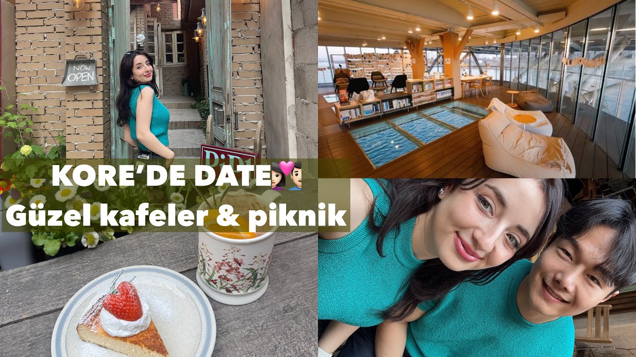 Kore'de benimle haftasonu VLOG 📷 Güzel kafe, ilginç kütüphane ve piknik 🍄🍓🧸🧺🪞