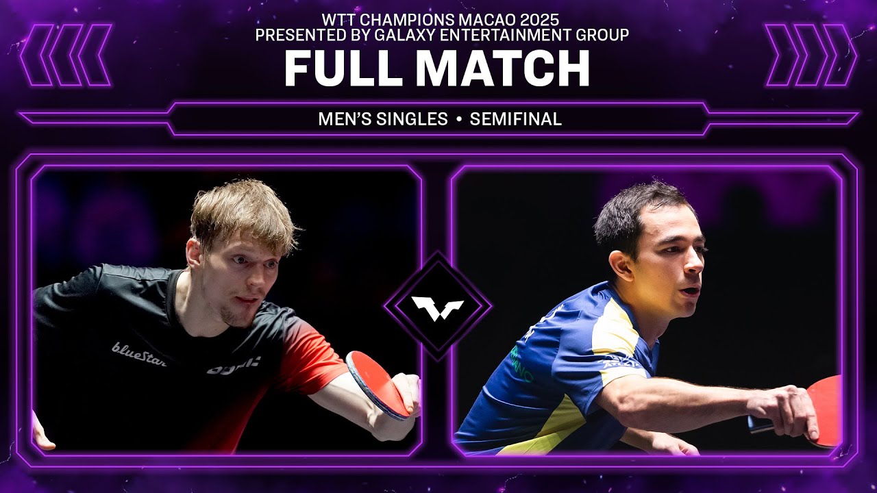 FULL MATCH | Anders Lind vs Hugo Calderano | MS SF | #WTTMacao 2025