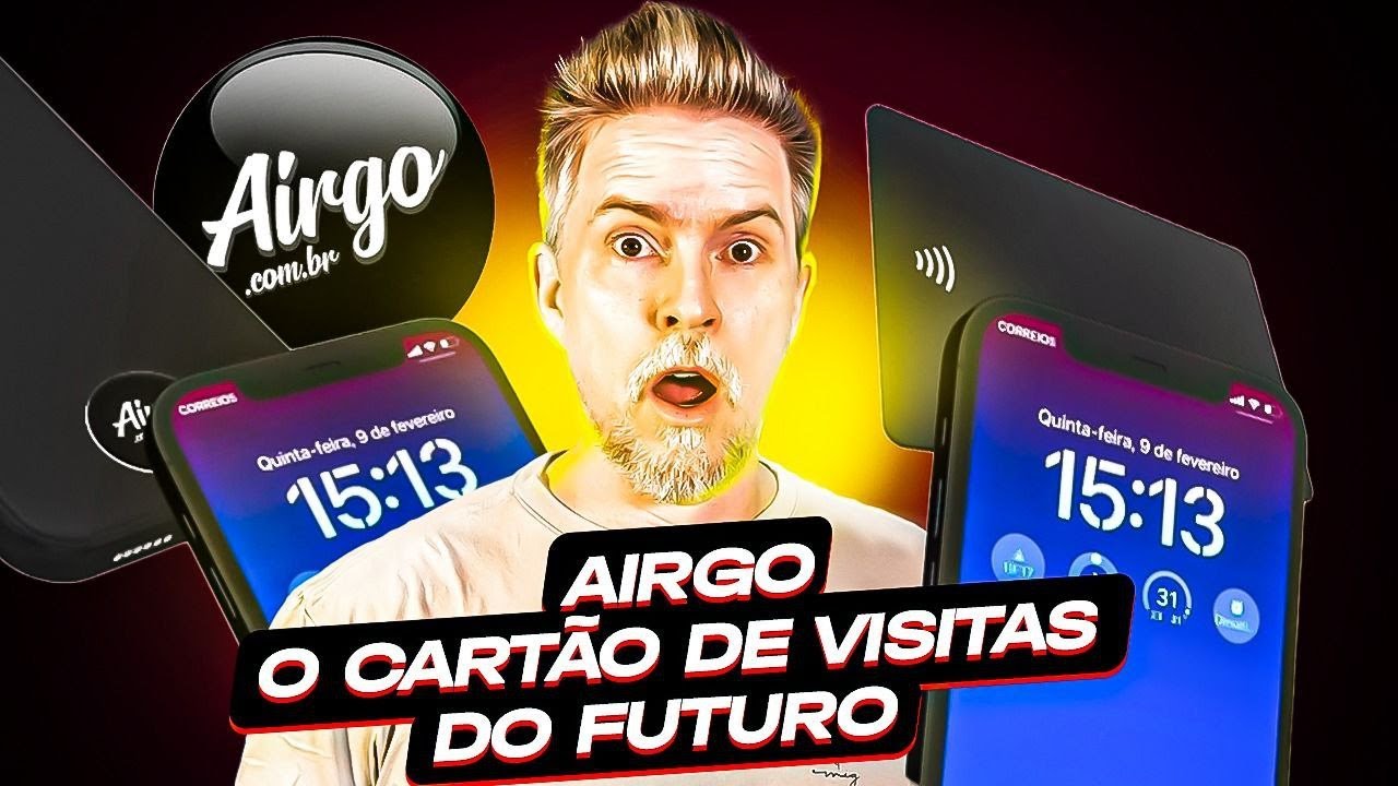 AIRGO - O Cart&atilde;o de Visitas do Futuro [&Eacute; DEMAIS!!!]