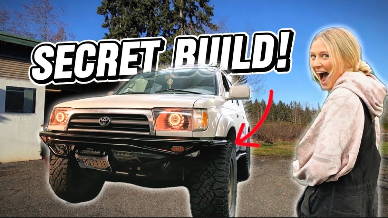 I Secretly Built Her Dream 4Runner! | DIY Tube Bumpers + Sliders