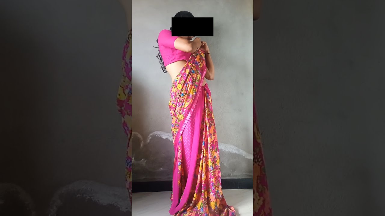 Boy wearing saree | male to female crossdresing | boy wearing mom saree| Boy in indian saree|MtF |