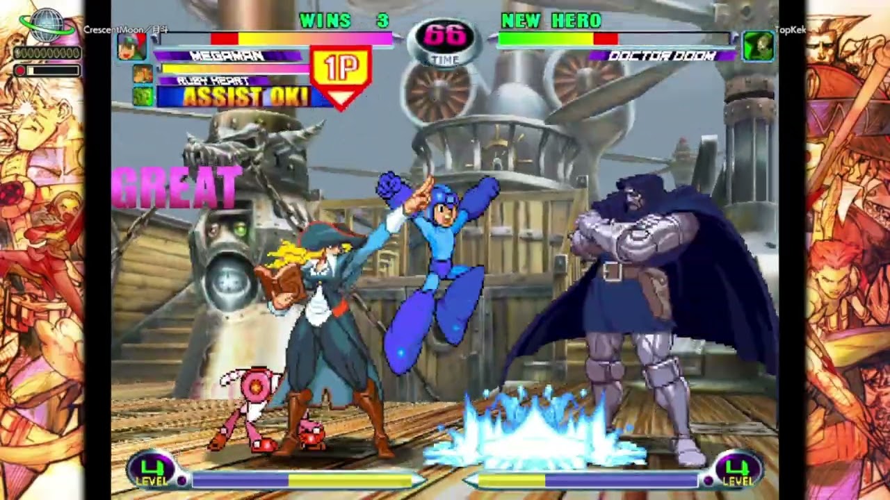 [Marvel vs Capcom 2]マブカプ２Steam対戦76[mvc2]
