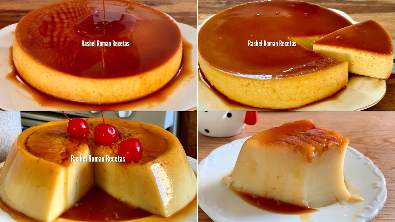 FLANES con CARAMELO FÁCILES Y DELICIOSOS 😋 sobremesas 