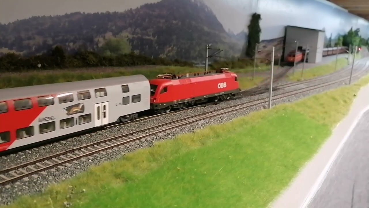 ÖBB Modelleisenbahn, Fahrbetrieb Juli 2022, Cityshuttle, Railjet und Co.