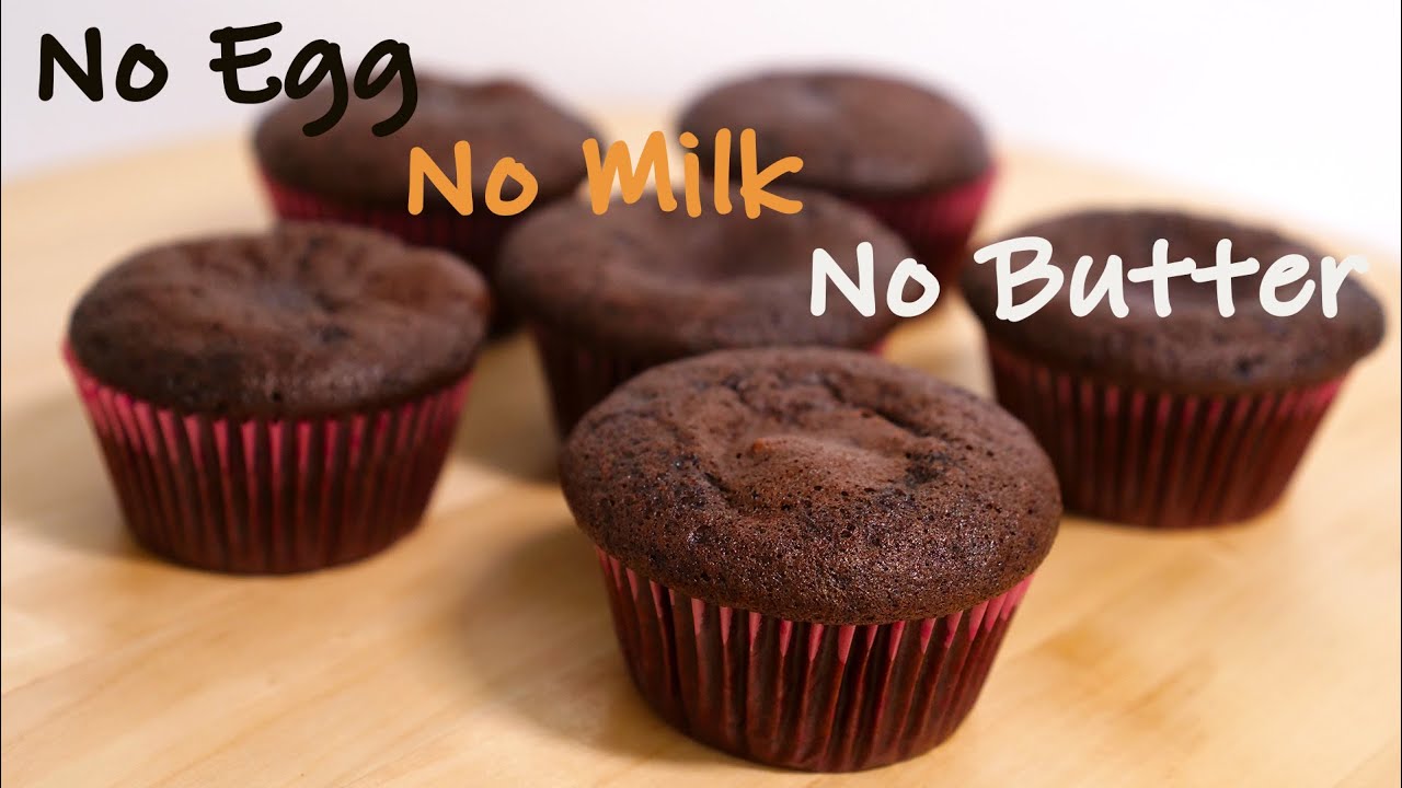Super Moist Chocolate Cupcakes | No Egg No Milk No Butter Cake