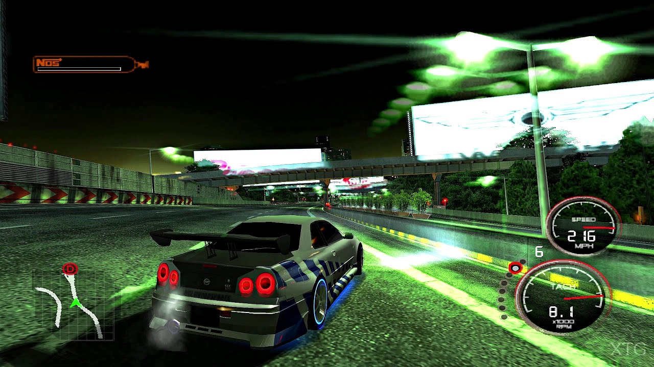 The Fast and the Furious - All Cars List PS2 Gameplay HD (PCSX2 v1.7.0)