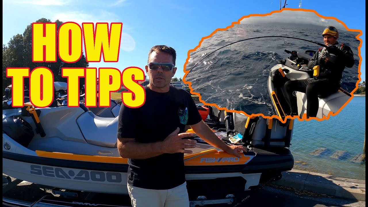 Sea-Doo FISH PRO Trophy HOW TO with rigging for fishing