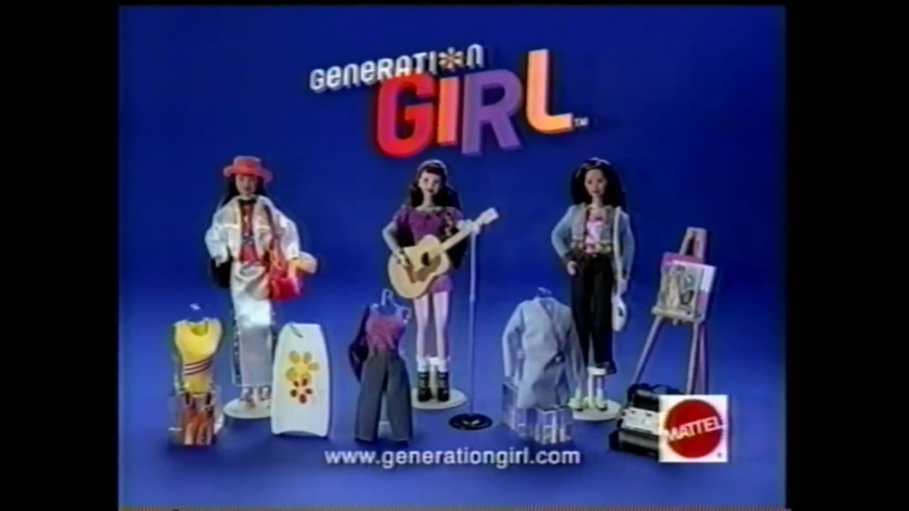 Generation Girl Dolls (Mattel) TV Commercial - 1999