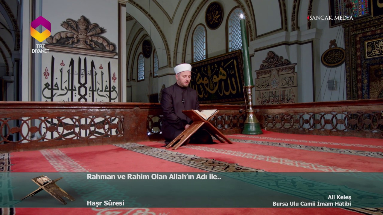 TRT DİYANET İmam ve Kıraat / 8.Bölüm - Ali Keleş / Bursa Ulu Camii İmam Hatibi