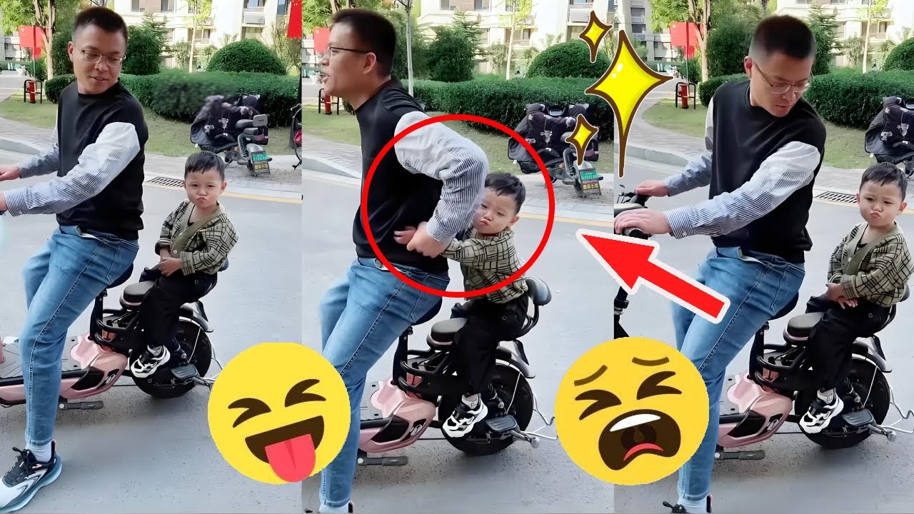 Father and son are having a cold war; the son is too clever!