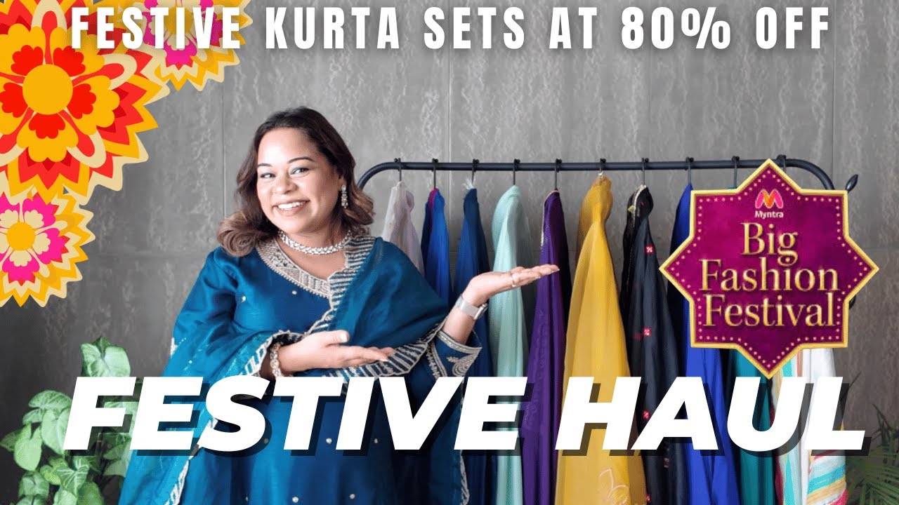 MYNTRA SALE HAUL | FESTIVE KURTA SETS AT UP TO 80% OFF